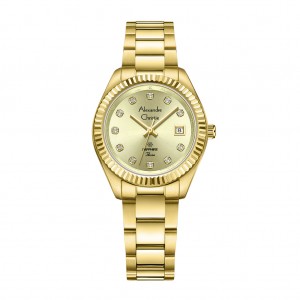 Alexandre Christie AC 2A83 Full Gold LDBGPIV Passion Sapphire